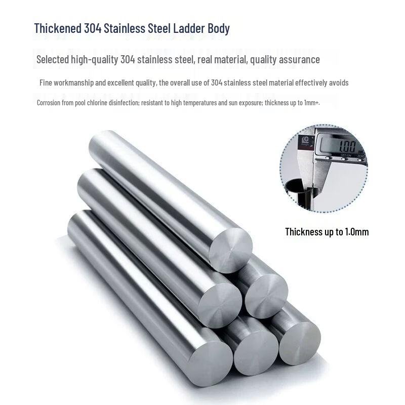 Bozhida Stainless Steel 304 Double-Sided Pool Ladder