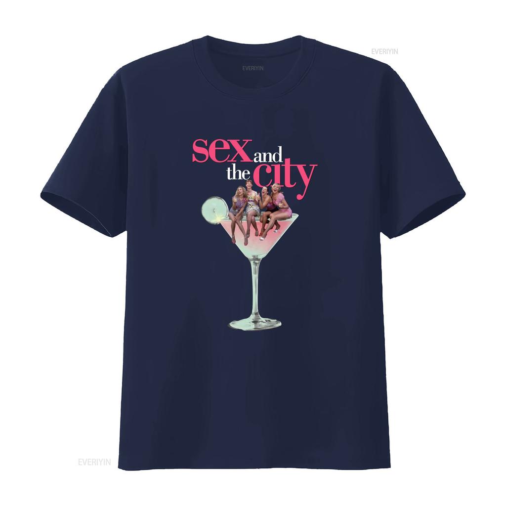 Футболка Sex and the City Сериал Фанат Поп-культура Стильный дизайн Для модных фанатов Винтажная Растянутая Мягкая Мужская