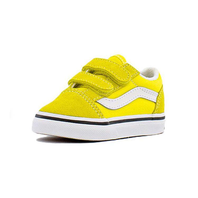 Vans Old Skool Casual Low Top Sneakers Baby Sneakers Yellow VN000D3Y7Z4