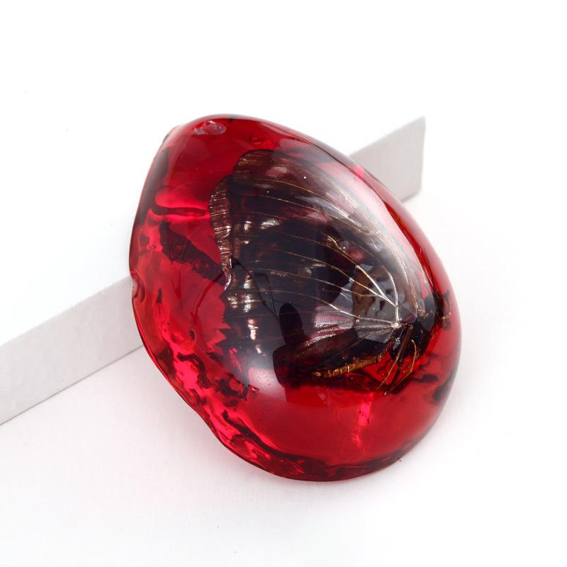 Натуральный янтарь скорпион образец насекомые камень кулон ожерелье драгоценный камень для самодельных ювелирных изделий кулон ремесла подарок для друга семьи