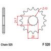 525 Motorcycle Front Sprocket For Suzuki DL650 V-strom 2004-2024 DL650A DL650XA GSF650 Bandit GSX650F SV650 SV650S SV650A