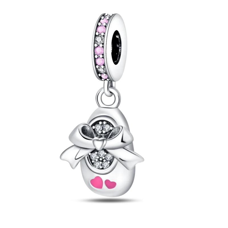 925 Sterling Silver Heart & Mum Dangle Dream Catcher Charm Fit 4MM hole diamete Bracelet DIY Jewelry For Women Bracelet Beads