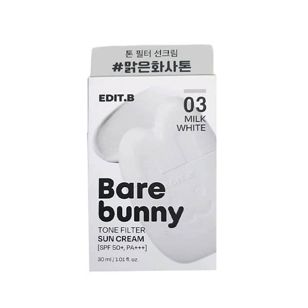 Edit B Bare Bunny Tone Filter Sun Cream 03 Milk White 30ml