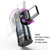 Быстрая передача данных Адаптер USB Type C USB-C на USB-C Гибкий USBC Конвертер для зарядки 180 градусов 240 Вт Адаптер USB-A Female