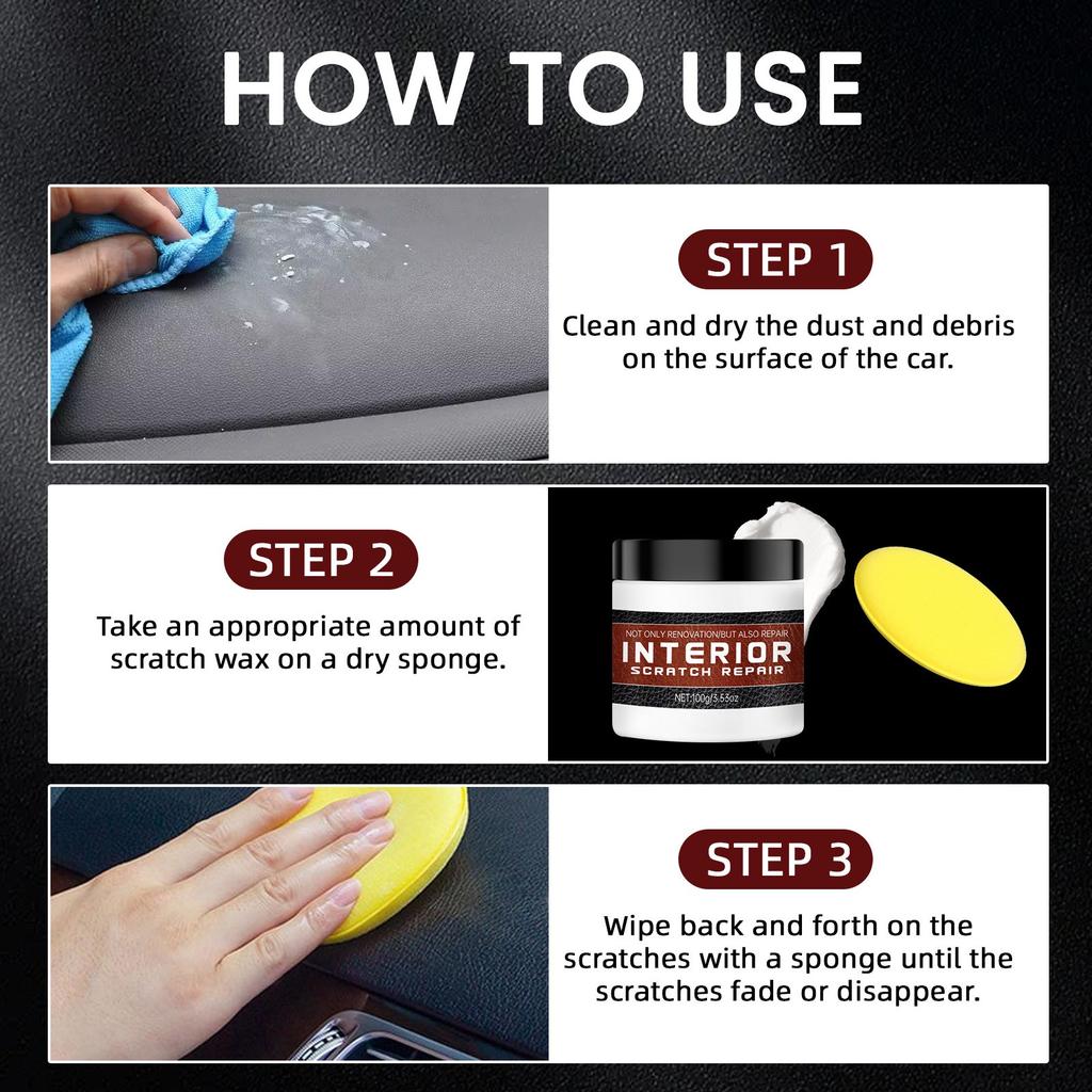 Воск для ухода за царапинами автомобиля Полировка автомобиля Чистка Обеззараживание Покрытие царапин Восстановленный воск для ухода