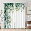 2pcs, Curtains Roller Blinds Romantic Under the Flowers Fabric (without Rod) Room Decor Use for Living Room, Bedroom, Kitchen,