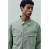 H M Utility oversHirt Regular Fit Sage Green