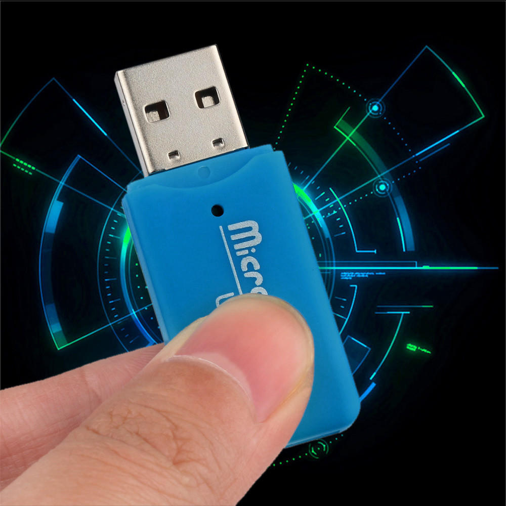Высокоскоростной мини-USB 2.0 Micro SD TF T-Flash адаптер для чтения карт памяти SB