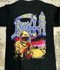 Черная Хлопковая Футболка Death Band Отправка из США Полный Размер S-5XL Унисекс
