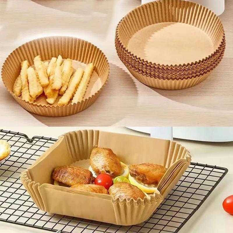 300/200/100/50 шт. одноразовая жиростойкая бумага для фритюрницы бумага для противня для фритюрницы специальная бумага для выпечки аксессуары для лотка