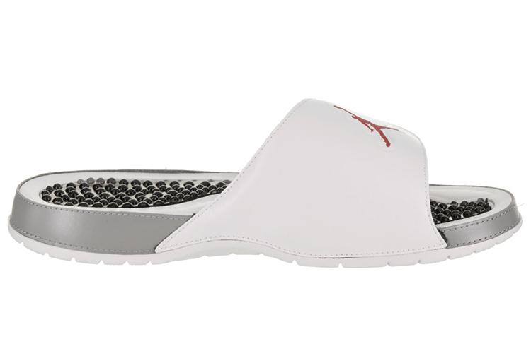 Шлепанцы Air Jordan Hydro 5 'Белый Красный Серебристый' 555501-112
