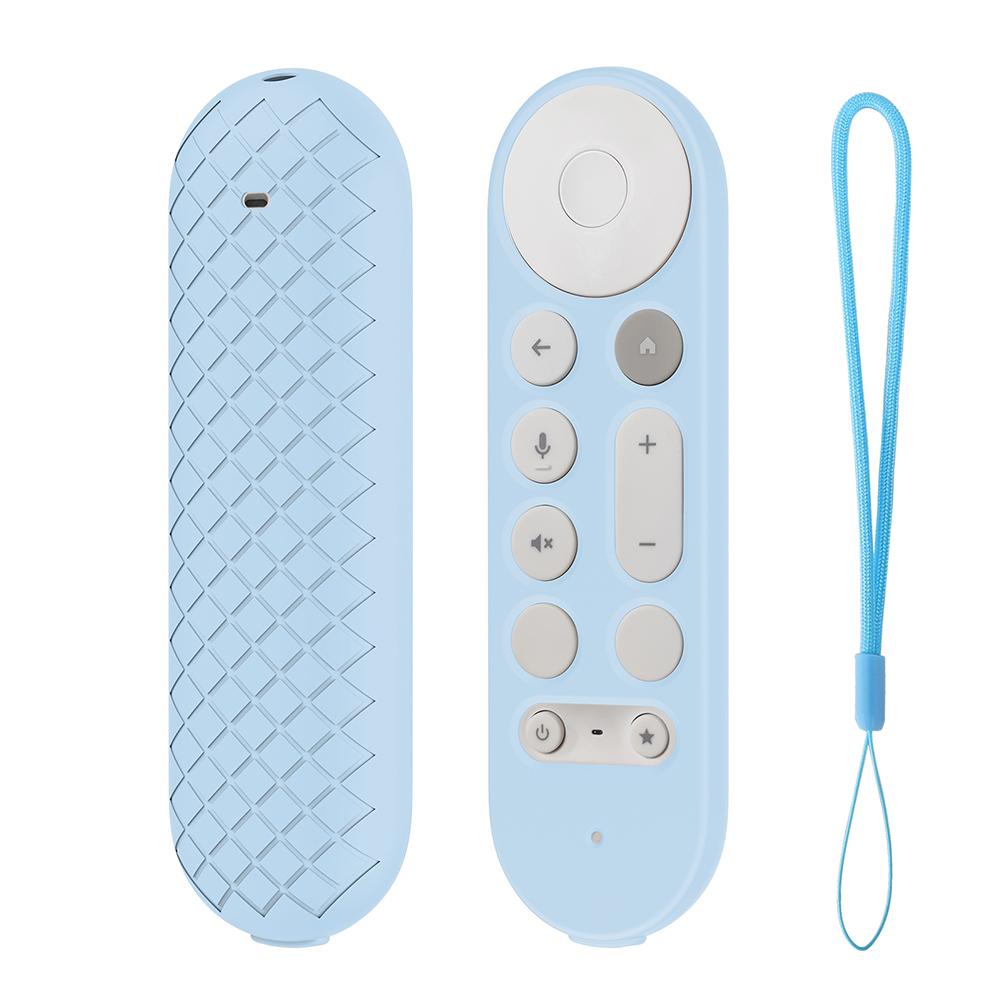 Silicone Remote Case Anti-Slip Protective Cover TV Remote Control Case Remote Protective Case for Google TV Streamer 4K Remote