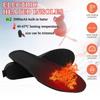 Rechargeable Heated Insole Heated Shoe Inserts with Remote Control Switch Wireless Foot Warmer for Hunting Fishing Hiking Unisex