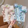 Sweet Bell Orchid Ribbon Barrettes Floral Designs Lolita Dress Hair Accessories  Party