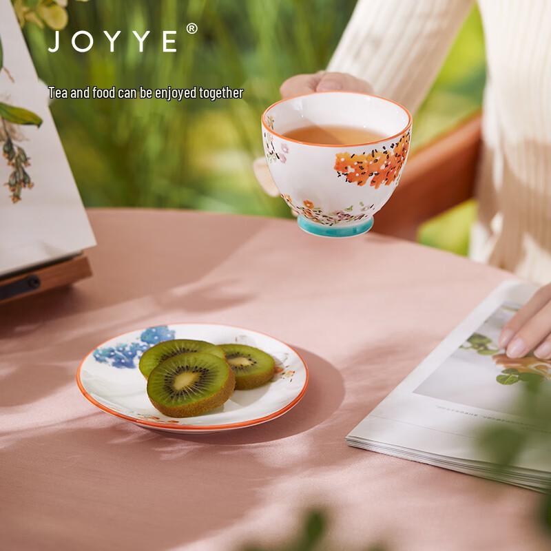 Керамический набор для кофе/чая с блюдцем JOYYE Garden