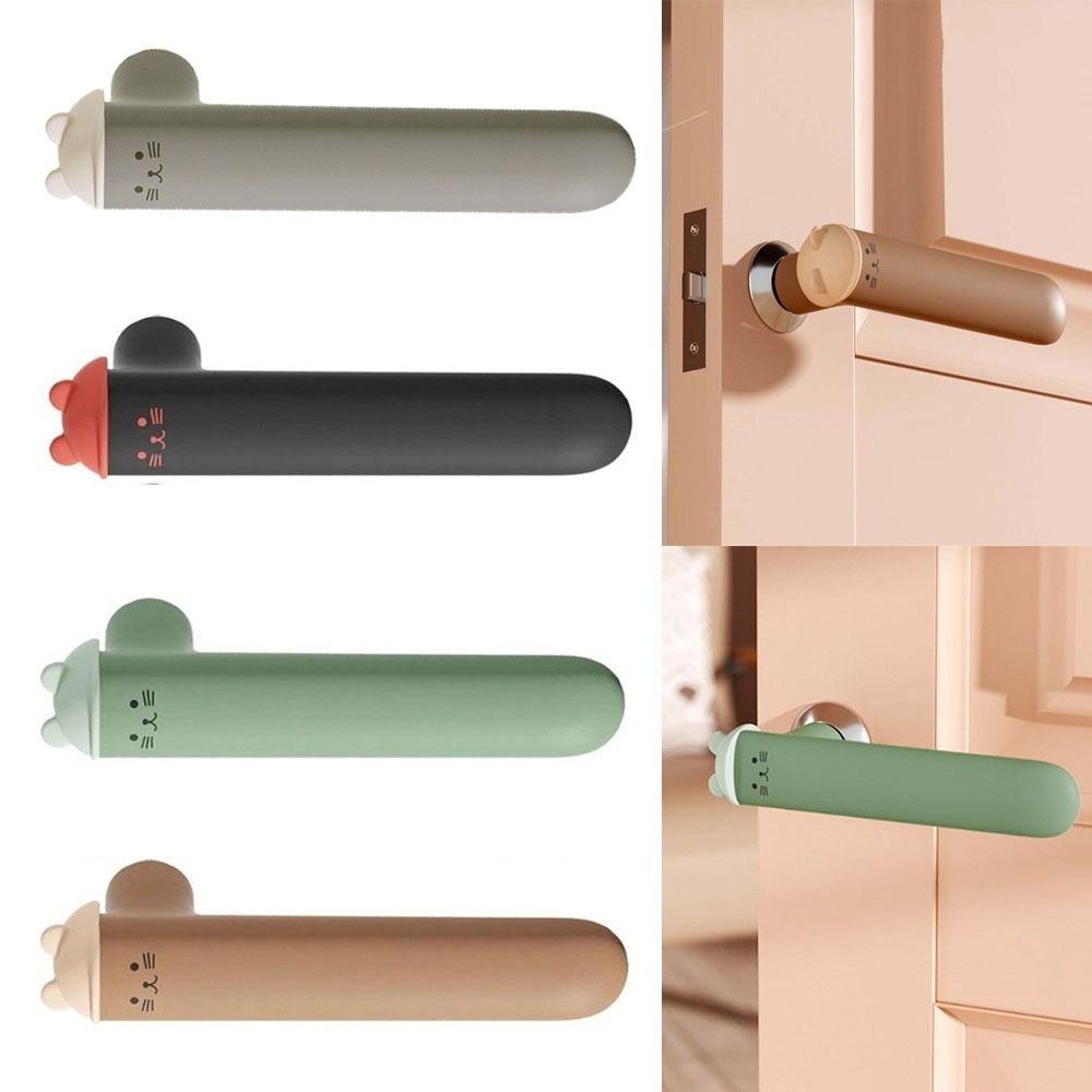 Силиконовая дверная ручка, защитная накладка для предотвращения столкновений, новая дверная ручка, дверная ручка