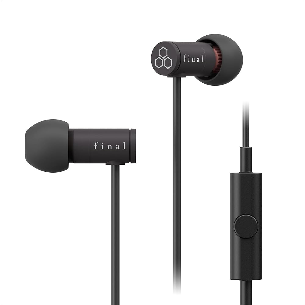 final (Final) VR500 for Gaming In-Ear Gaming Headphones with Microphone, Compact, Gray, 3.5mm Plug
