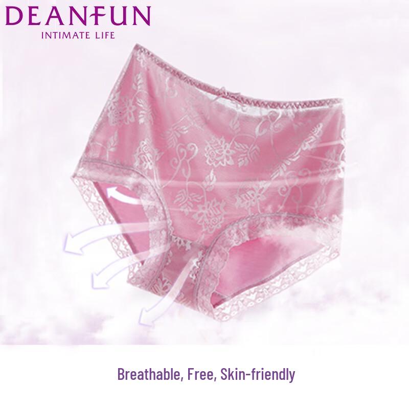 Deanfun Женские бесшовные кружевные трусы-боксеры (2-Pack)