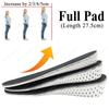 Ultralight Invisible Height Increase Insoles For Men Women Magnet Massage Shoe Heel Insert 2/3/4/5cm Taller Lift Damping Insoles
