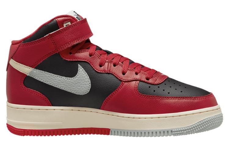 Nike Air Force 1 Mid LV8 Split Черно-красный DZ2554-001
