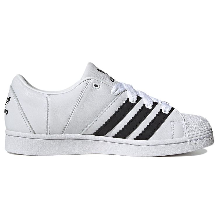 Adidas Originals Superstar Comfortable Non-Slip Wear-Resistant Low-Top Sneakers Unisex Sneakers White Black ID2552