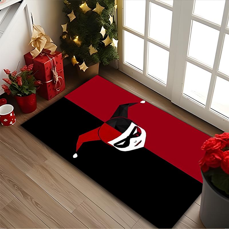 JOKER Print Area Rug, Multi-functional Office Chair Sofa Carpet, Easy Clean Carpet for Home and Living Spaces