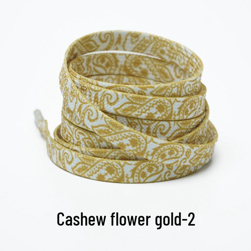 Cashew Flower Shoelaces for Air Force 1, Canvas Shoes, and Dunk Sneakers – Unisex
