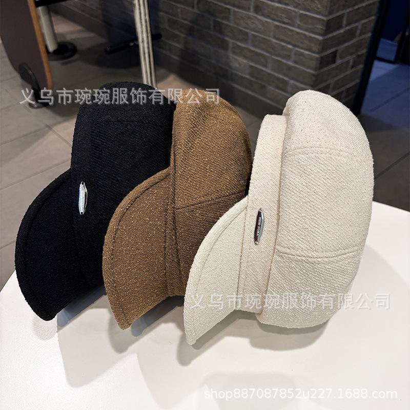 New British retro octagonal hat women's spring and autumn fashion and literature versatile newsboy hat Xiaoxiangfeng casual bud hat