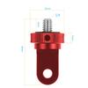 Aluminum Mini Tripod Mount 1/4 Screw Head Adapter for GoPro Hero 13 12 for Sony for Insta360 DJI OSMO 360 Pocket3 Action Camera