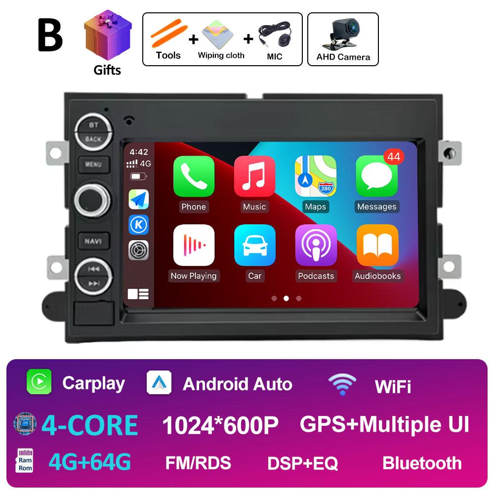 For Ford 500 F150 Android Smart System 7 inch Car Video Multimedia Player Bluetooth DSP Stereo 2.5D Touch Screen Head Unit WIFI