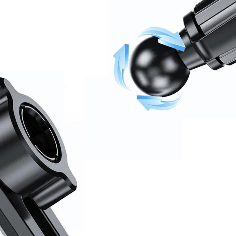 17mm Extension Arm to Head Extender 360° Rotating Rod Ball Head Base Car Air Outlet Vent Phone Stand For Mobile Phone Accessory