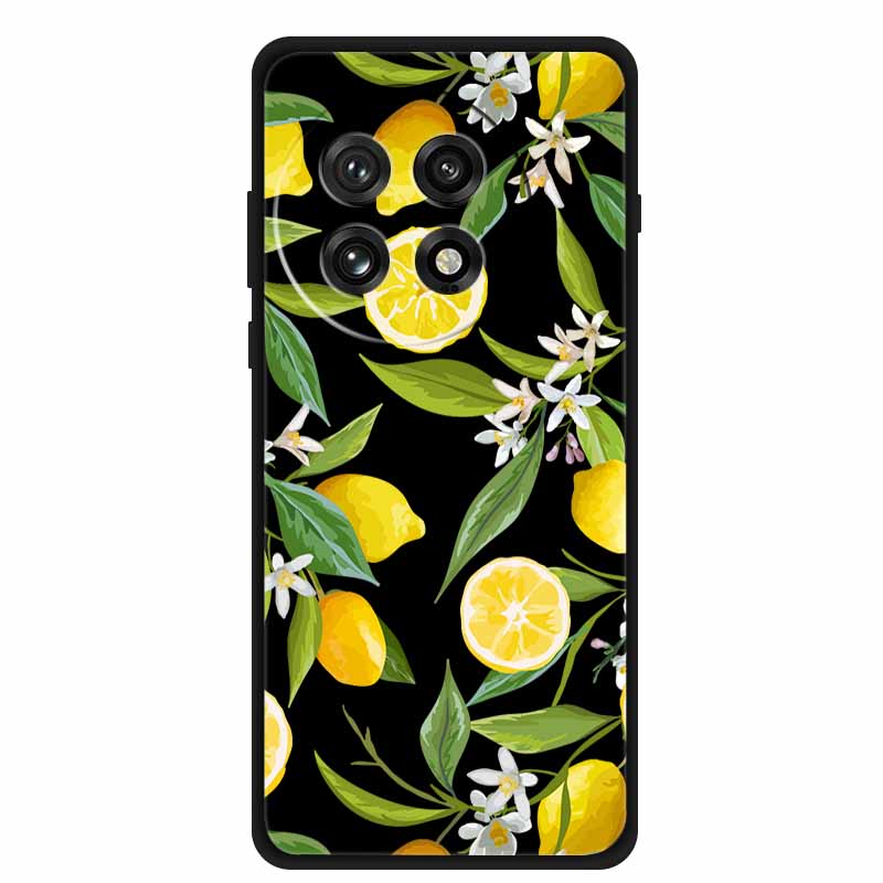Черный силиконовый чехол для OnePlus 13 5G Чехол Мультяшный кот Мягкая задняя крышка для OnePlus Ace5 5G Ace 5 Pro 13R Чехол для телефона Оболочка Coque