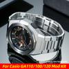 GA110 Мод-комплект ремешок для часов Корпус Для Casio G-SHOCK GA-110 GA-120 GA100 Модифицированный корпус из нержавеющей стали Резиновый ремешок для часов комплект инструментов