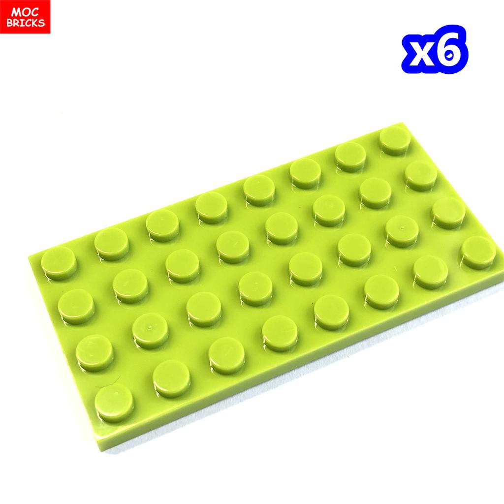 Нетоксичная пластина Moc Bricks 4x4 4x6 4x8 4x10 4x12 3031 3022 3035 3030 3029 Детский игрушечный конструктор Собирается Подарок на день рождения