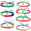 New Colorful Braided Rope Diy Colorful Bracelet Rainbow Braided Bracelet