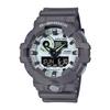 Мужские часы G-SHOCK серии HIDDEN GLOW GA-700HD-8AJF серые, модель для внутреннего рынка Японии