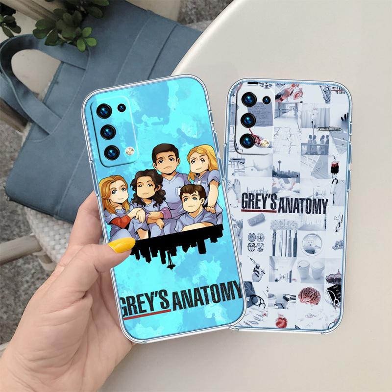 RP34 Grey's Anatomy Transparent Phone Case for Samsung Galaxy A04 A04S A14 A23 A34 A54 M23 M33 M52 M53