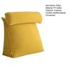 Wedge Pillow Supportive Headboard Pillow with Neck Cushion Back Leg And Knee Support Cushion for Sleeping Reading Acid Reflux