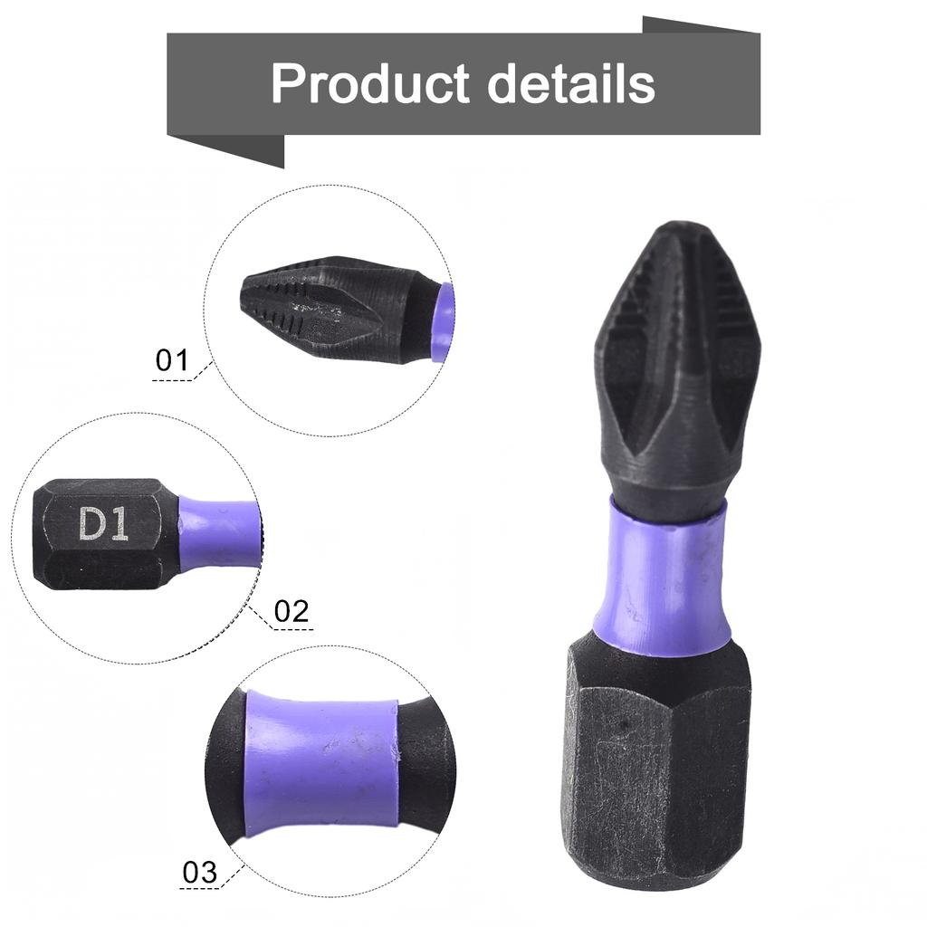 PH2 Магнитная головка крестовая отвертка твердость ударная дрель противоударная нескользящая головка 25/50/65/70/90/150 мм