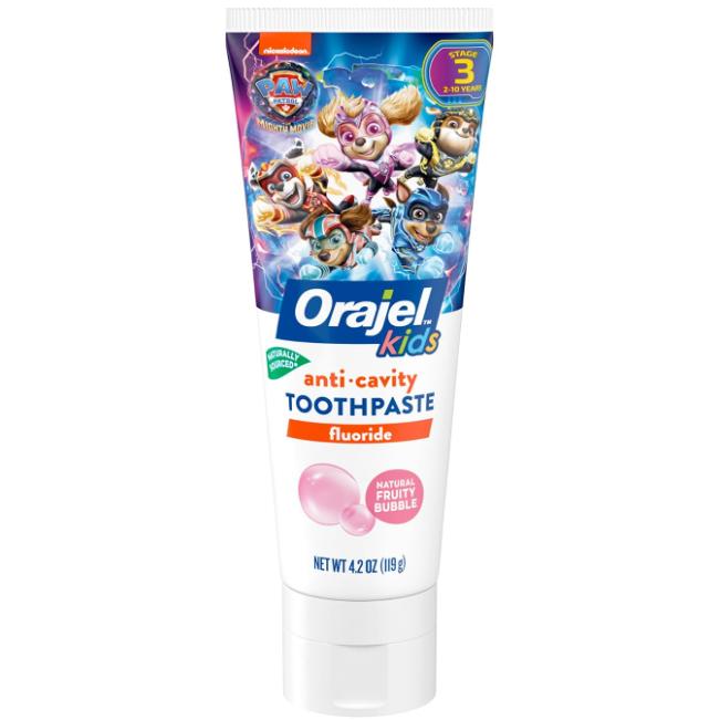 Toothpaste, Orajel, Paw Patrol, For Establishing Dental Habits, 119Gr