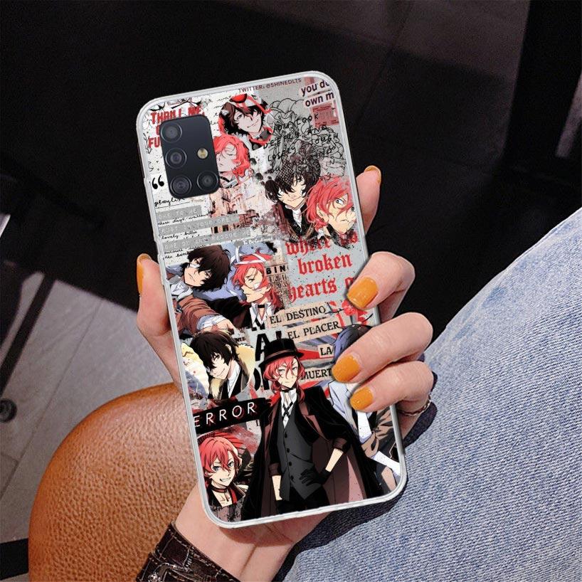 Bungo Stray Dogs Постер Аниме Чехол для телефона Для Samsung Galaxy A52 A32 A22 A12 A51 A31 A50S A30S A20S A10S Note 20 Ultra 10 Plus S1