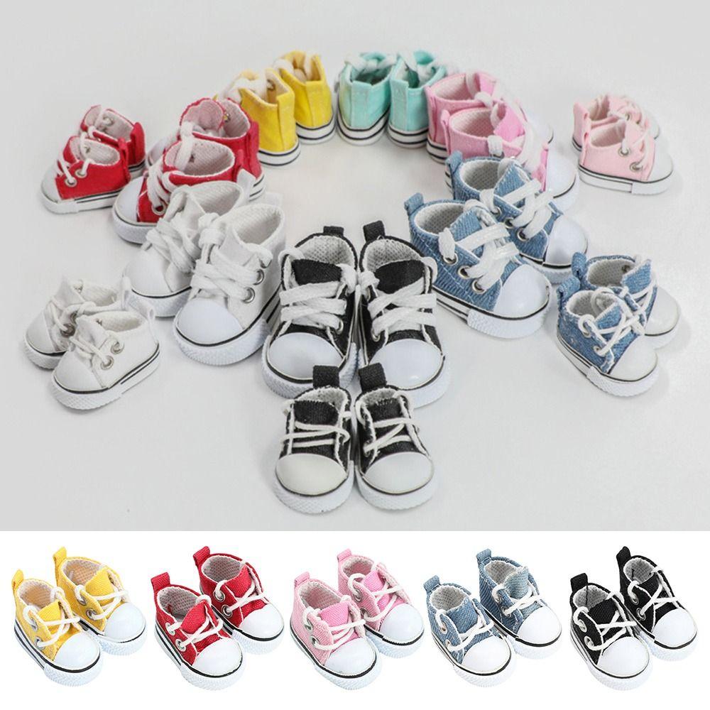 Multiple Styles Dolls Shoes Hand-made Dressing Replacement New Canvas Shoes Doll Toys