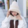 Модная Теплая Вязаная Шапка Ветрозащитная Защита Ушей Зимняя Шапка Морозостойкая Шапка-Бини Осень Зима
