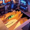 1pc Warrior Cats Entrance Mat, Non-Slip Mat Area Rug,Room Decor, Outdoor Decor, Kitchen Rug,Doormat - Machine Washable, Easy to Clean