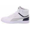 Shuffle Mid White Grey Peacoat Unisex Sneakers Grey-Violet Team-Gold 380748-05