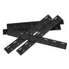 Compatible with M LOK Single Slot Panel Polymer Nylon Heat Resistant 5 Pack Black