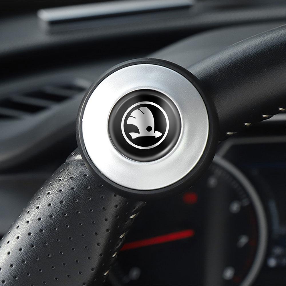 Car Steering Wheel Turning Booster Spinner Knob Power Handle Accessories For Skoda Octavia Fabia Kamiq Kapoq Kodiaq Superb Rapid usbn43