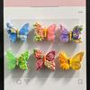 6Pcs Resin Butterfly Refrigerator Magnet 3D Flower Butterfly Fridge Magnet Home Kitchen Office Whiteboard Locker Magnetic