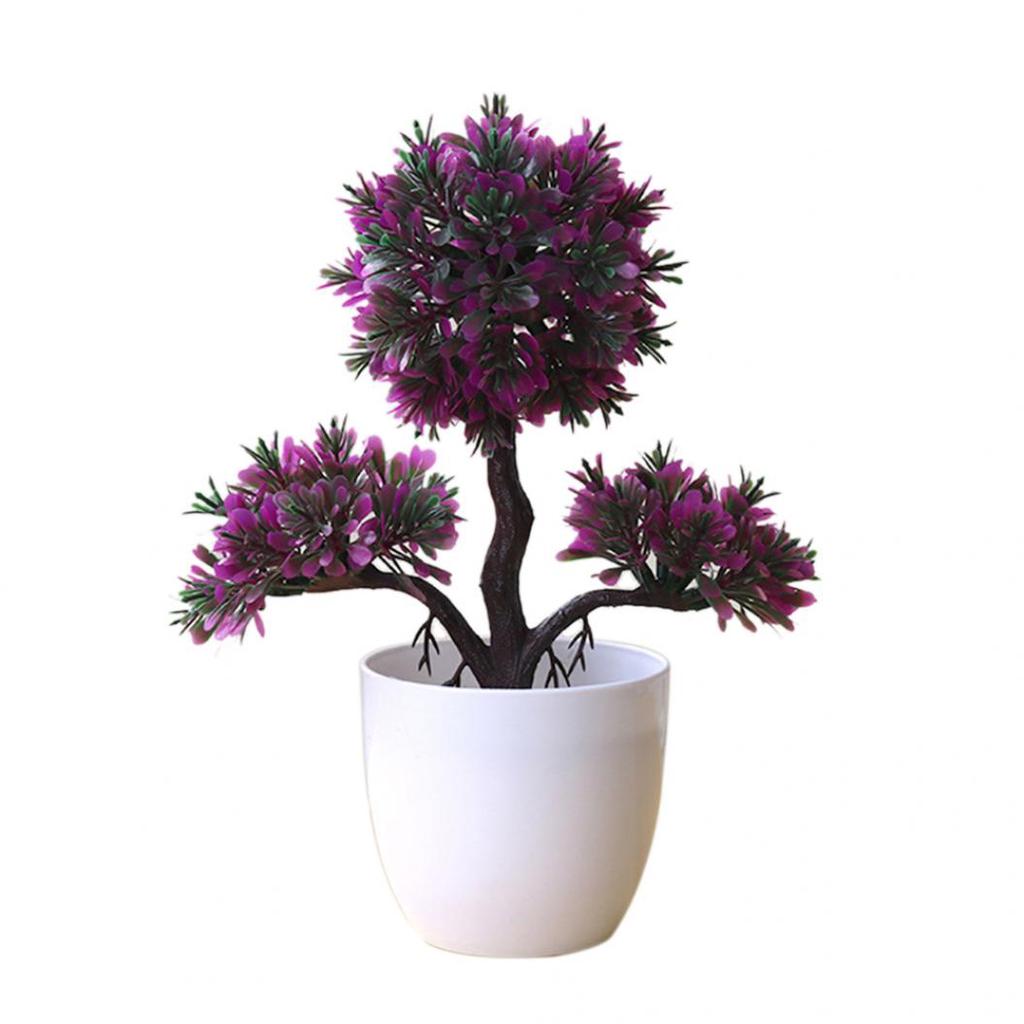 Приветствие гостей Сосна Имитация горшечного растения Поддельный бонсай Декор для домашнего офиса AVE