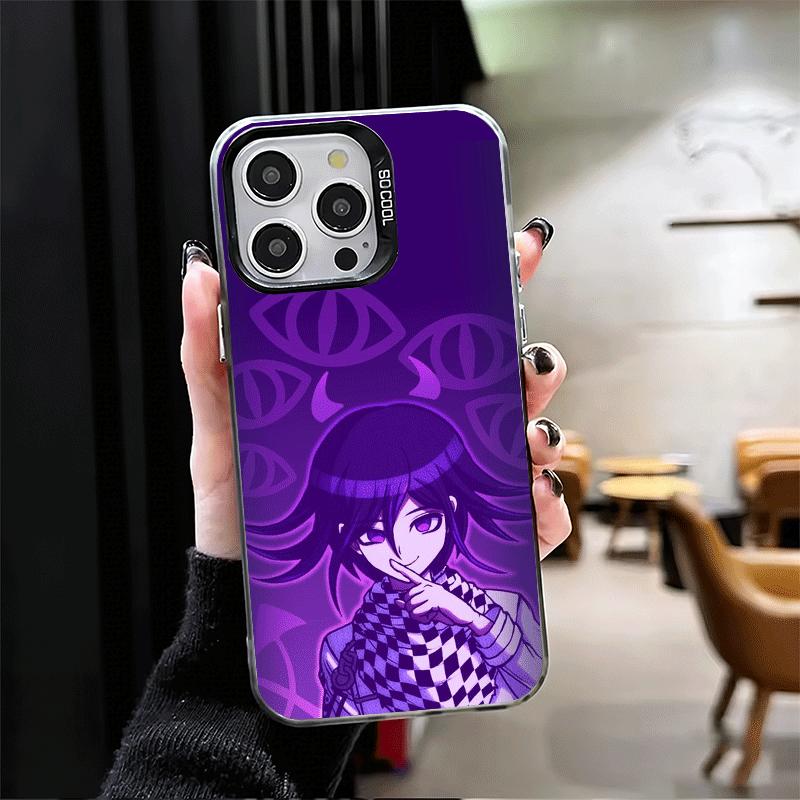 Мягкий чехол для телефона с аниме Danganronpa для iPhone 15 16 17 Pro Max 17Air 16E 14 Plus 13 12 Mini Ударопрочный чехол Задняя панель